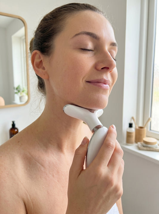 Massajeador facial LED