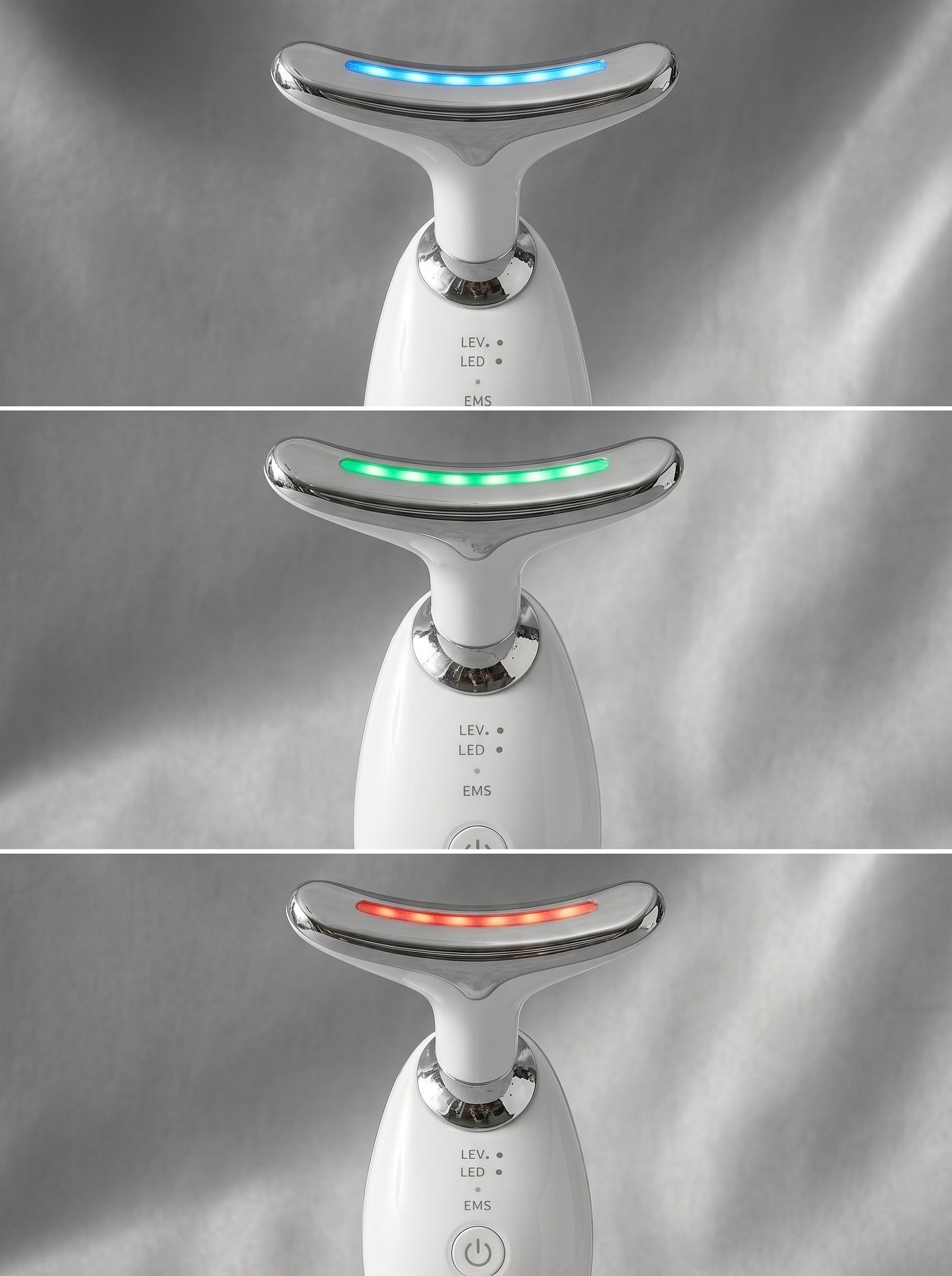 Massajeador facial LED